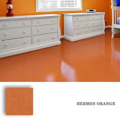 Hochglänzende Epoxidharz-Bodenbeschichtung in Marmoroptik