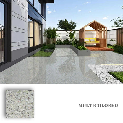 Hochglänzende Epoxidharz-Bodenbeschichtung in Marmoroptik