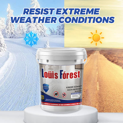 Hochglänzende Epoxidharz-Bodenbeschichtung in Marmoroptik