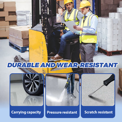 Hochglänzende Epoxidharz-Bodenbeschichtung in Marmoroptik